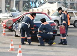 Дорожно-транспортное происшествие на Крещатике