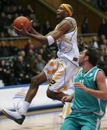 Basket-ball. ”Kiev”  vs. ”Pau-Orthez” (France)