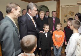 Ukraine’s President charitable action