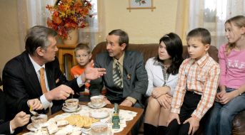 Ukraine’s President charitable action