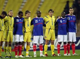 Soccer. Ukraine vs. France