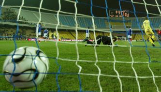 Goal of Ukrainian soccer team