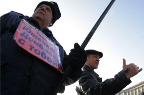 The participant of the meeting devoted to Freedom Day