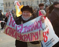 A womаn during the meeting devoted to Freedom Day
