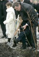 Viktor Yushchenko with family