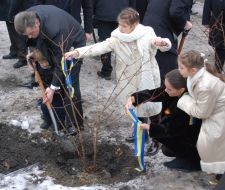 Viktor Yushchenko with family