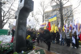 An action ”Day of memory of victims of Golodomor and political repressions”