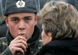 Молодые солдаты призыва «Осень – 2007»