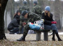 Молодые солдаты призыва «Осень – 2007»