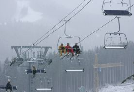 Виктор Ющенко на ”Буковеле”