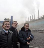 Victor Yushchenko, Taras Shevchenko and Sergey Taruta