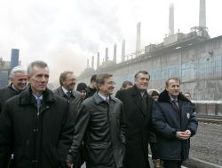 Visit of President on «Alchevsk metallurgical plant»