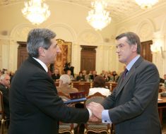 Viktor Yushchenko and Tariel Vasadze