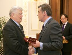 Viktor Yushchenko and Igor Lubchenko