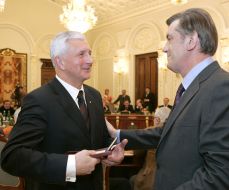 Viktor Yushchenko and Anatoliy Matvienko