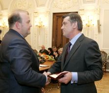Viktor Yushchenko and Vasiliy Klimchuk