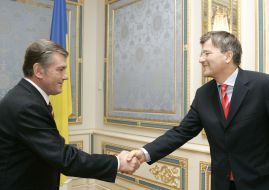 Виктор Ющенко и Габор Демски