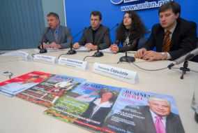 Сергей Коломиец, Андрей Семидидько, Елена Ковалинская и Александр Серегин