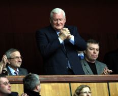 Algirdas Brazauskas and Aleksandr Volkov