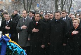 Виктор Ющенко, Виктор Янукович и Леонид Черновецкий