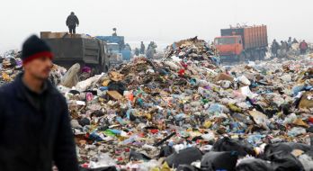 Refuse dump near Lvov