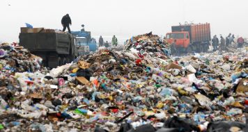 Refuse dump near Lvov