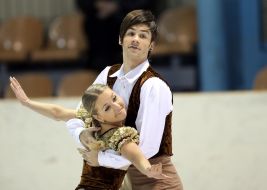 Alina Saprykina and Pavel Khimich