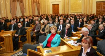 Meeting of Yuliya Timoshenko with the collective of Secretariat of Cabinet Ukraine