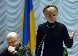 Yuliya Timoshenko and Aleksandr Turchinov