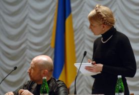 Yuliya Timoshenko and Aleksandr Turchinov