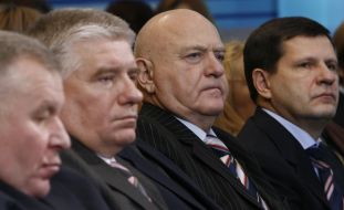 Vasiliy Kiselev, Viktor Slauta, Mikhail Chechetov and Aleksey Kostusev