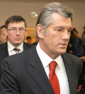 Viktor Yushchenko and Yury Lutsenko