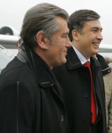 Виктор Ющенко и Михаил Саакашвили