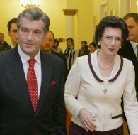 Виктор Ющенко и Нино Бурджанадзе
