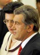 Виктор Ющенко и Нино Бурджанадзе