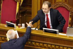 Арсений Яценюк и Николай Круць