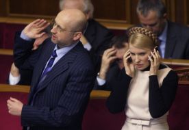 Yulia Timoshenko and Aleksandr Turchinov