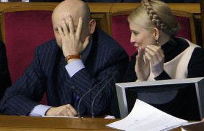 Yulia Timoshenko and Aleksandr Turchinov