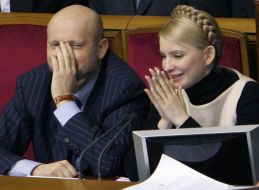 Yulia Timoshenko and Aleksandr Turchinov