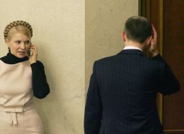 Yulia Timoshenko and Arseny Yatsenyuk