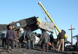 Наслідки пожежі в церкві