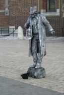 Lively sculpture in Cracow