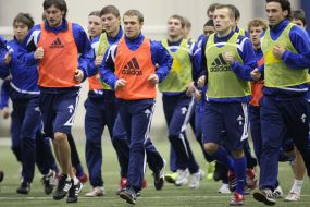FC ”Dynamo” first training under Yury Syomin’s direction