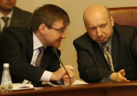 Aleksandr Turchinov and Grigory Nemirya