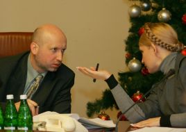 Yuliya Timoshenko and Aleksandr Turchinov