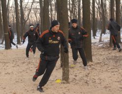 FC ”Shakhter” training