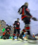 Skating rink on Sofievsky square
