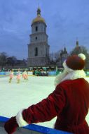 Skating rink on Sofievsky square
