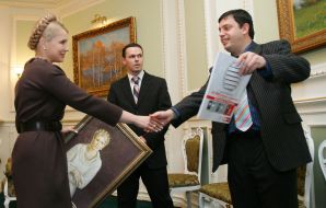 Yulia Timoshenko, Vitaliy Sych and Aleksandr Paskhover