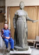 The monument to Katerina II in Sevastopol